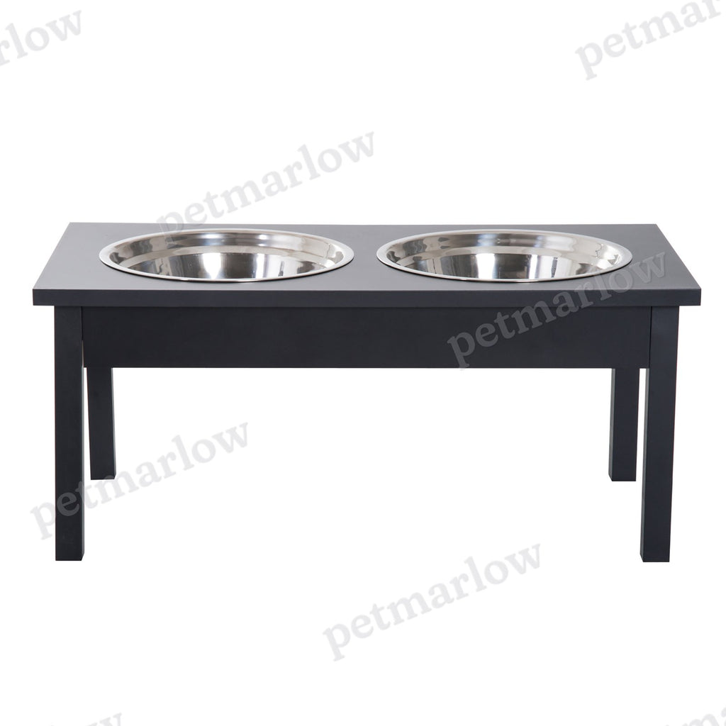 Elevated Dog Feeding Station with Stainless Steel Bowls – view 5