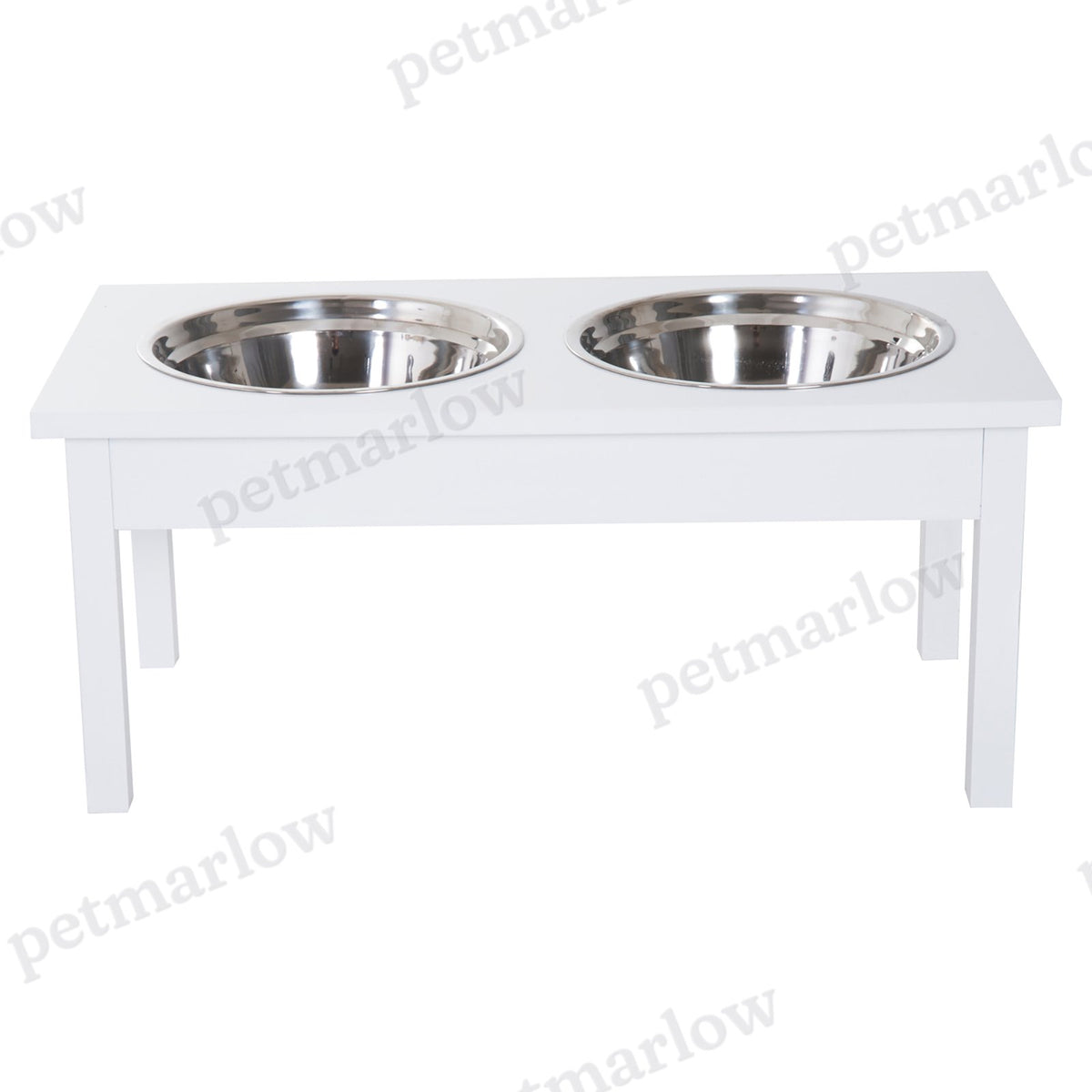 Elevated Dog Feeding Station with Stainless Steel Bowls – view 6