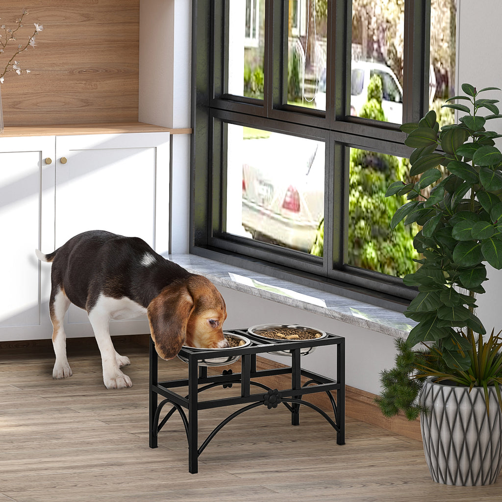 Elevated Dog Food Bowl Station for Healthy Feeding