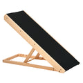 Elevated Dog Ramp for Bed, Adjustable Pet Ramp for Cats – Black / 1100x450x120 mm