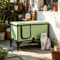 Elevated Heated Cat House for Cozy Comfort – view 2
