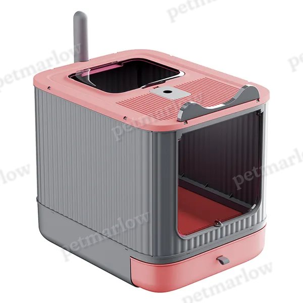 Elf Cat Litter Box with Easy Clean Drawer Tray – view 5