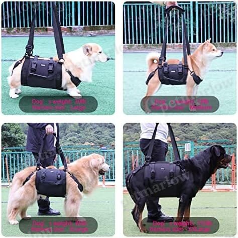 Emergency Backpack Pet Legs Support & Rehabilitation Dog Lift Harness for Large Dogs – view 4