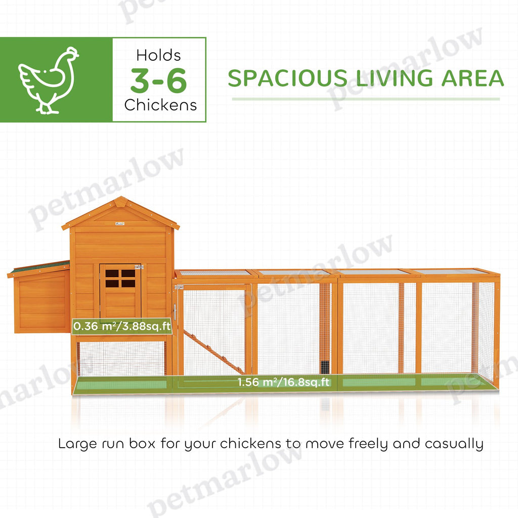 Extra Large Chicken Coop with Removable Tray – view 3