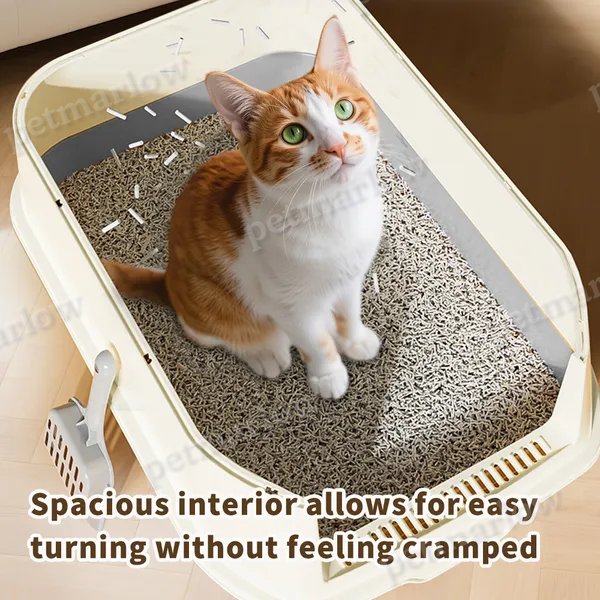 Extra Large Dual-Entry Cat Litter Box – view 3