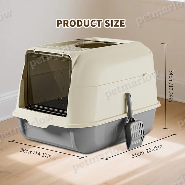Extra Large Dual-Entry Cat Litter Box – view 5