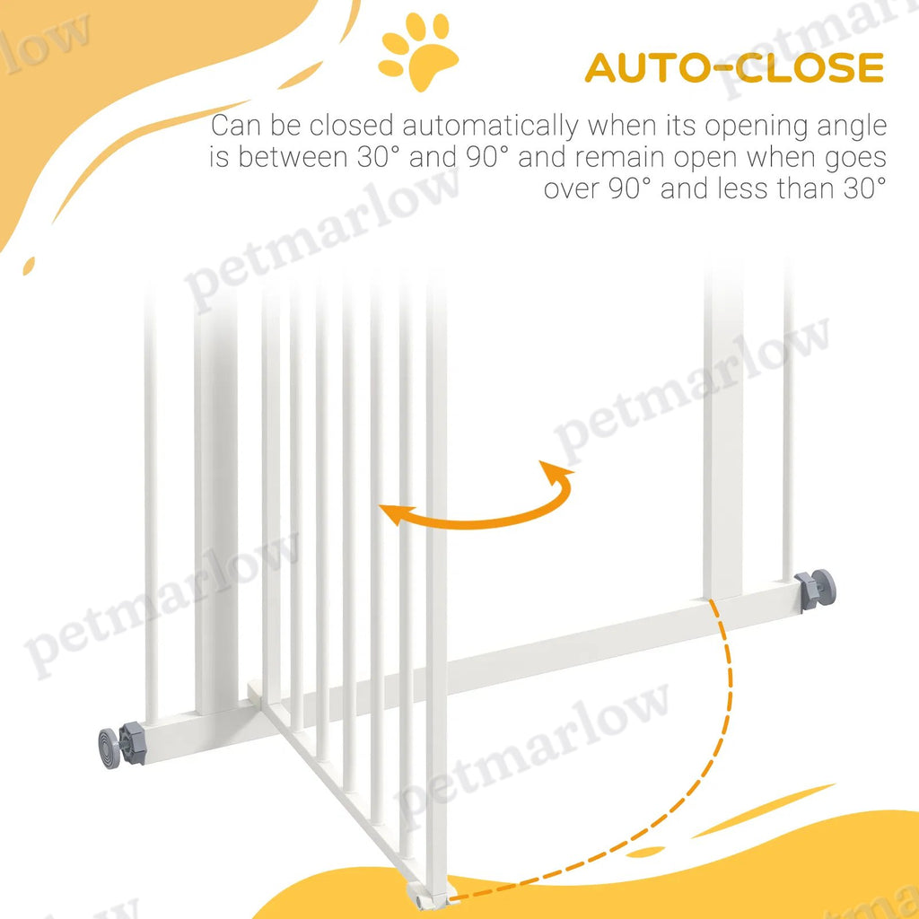 Extra Tall Dog Gate with Auto Close and Double Locking – view 5