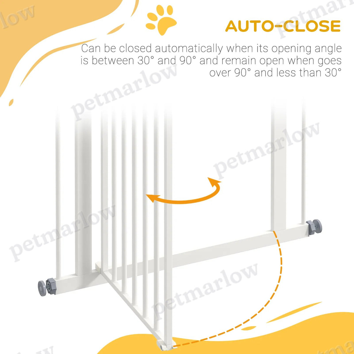 Extra Tall Dog Gate with Auto Close and Double Locking – view 5