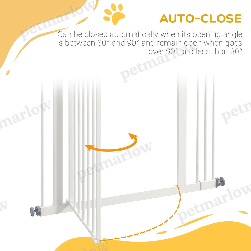 Extra Tall Dog Gate with Auto Close and Double Locking – view 5