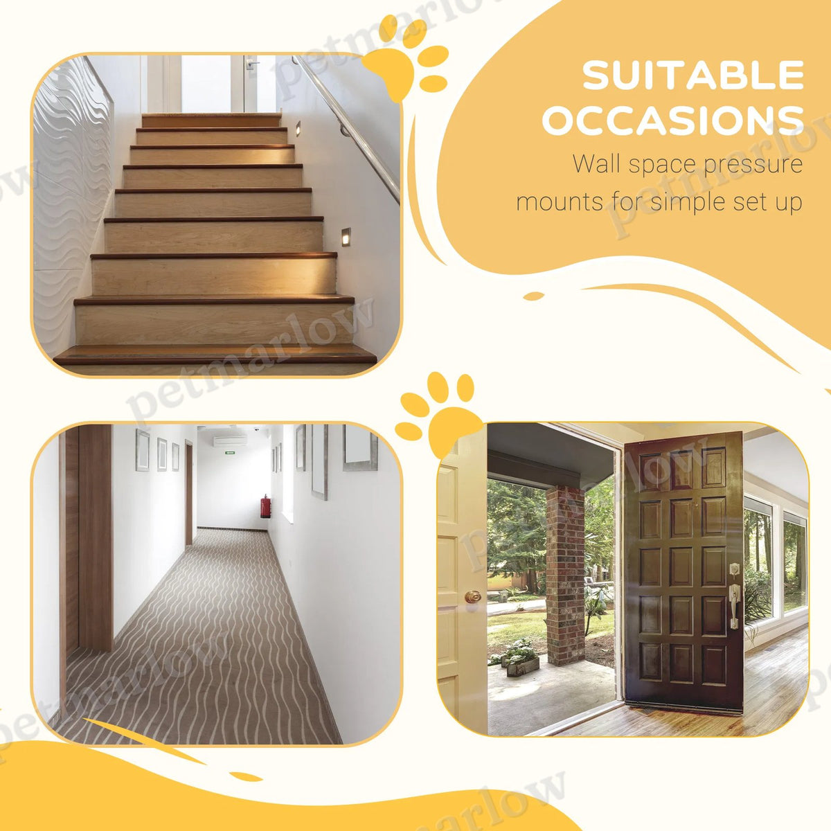 Extra Tall Dog Gate with Door – view 4
