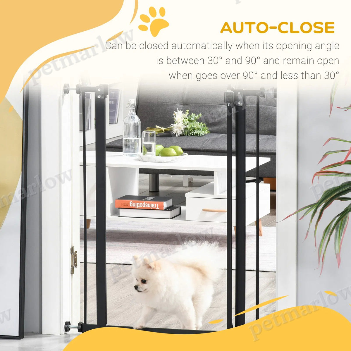 Extra Tall Dog Gate with Door – view 5