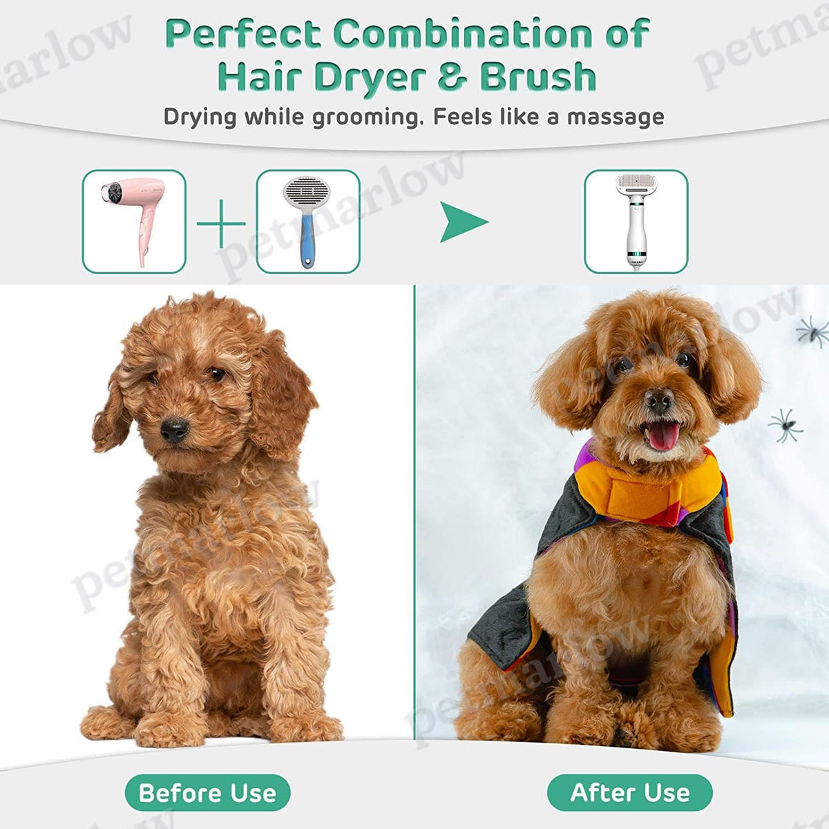 Ez Groom Pet Hair Dryer Comb – view 4