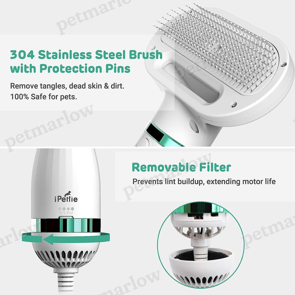 Ez Groom Pet Hair Dryer Comb – view 5