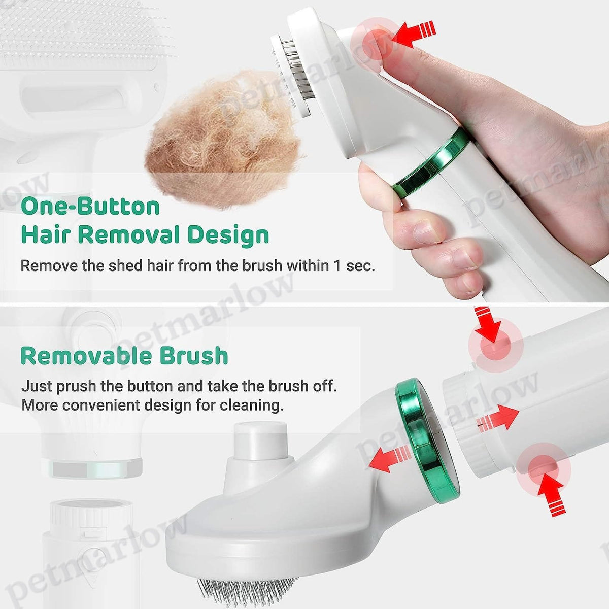 Ez Groom Pet Hair Dryer Comb – view 6