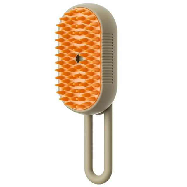 Ez Groom Steam Brush – Milk Brown