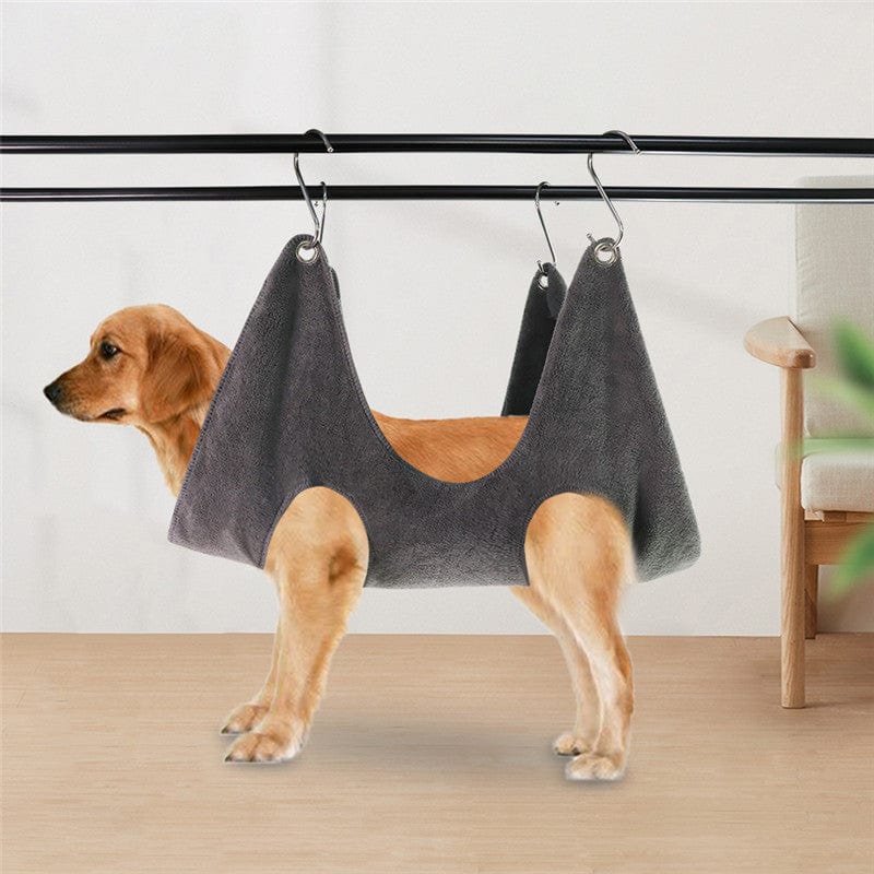Ez Grooming Pet Hammock – Grey / S