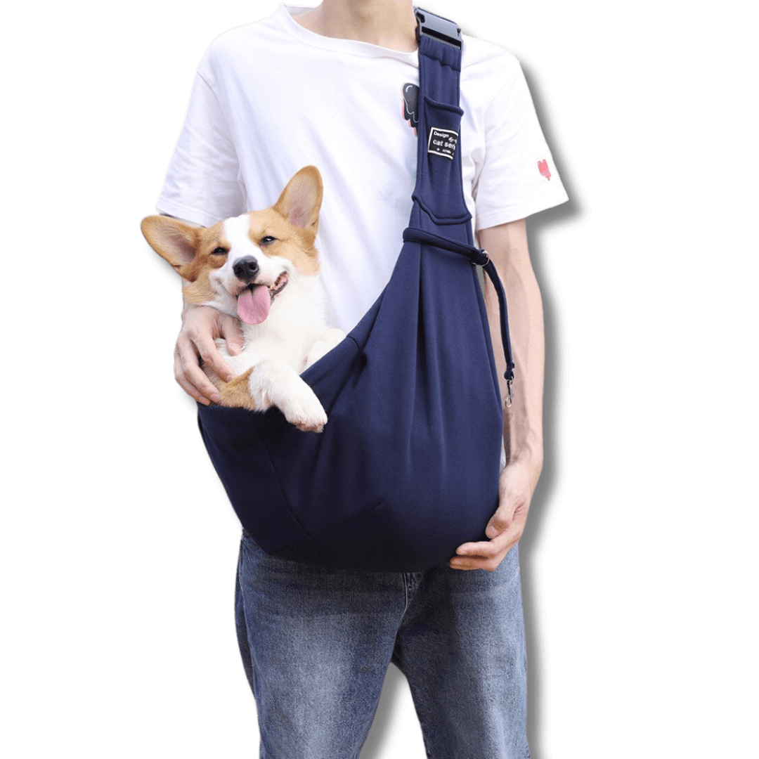 Hands-Free Pet Sling Carrier for Small Dogs and Cats