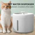 Automatic Pet Water Fountain, 2.5L – White