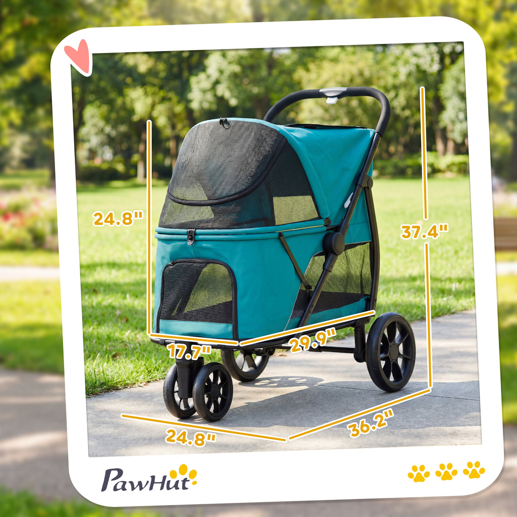 3 Wheel Pet Stroller for Medium Dogs – view 7