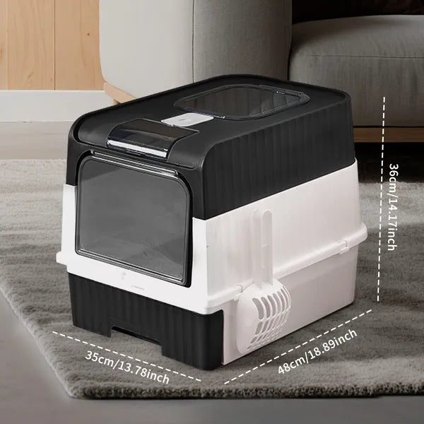 Magic Cube Cat Litter Box with Dual Access and Odor Control – view 9