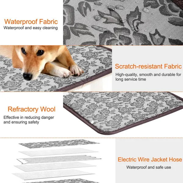 Pet Heating Pad for Dogs and Cats - Waterproof and Adjustable – view 9