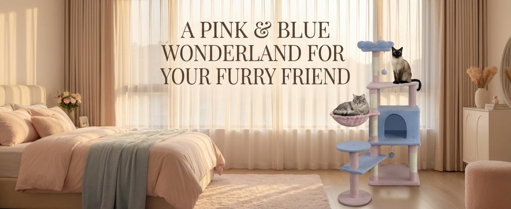 Flower Cat Tree with Large Condo and Removable Cushion – view 8