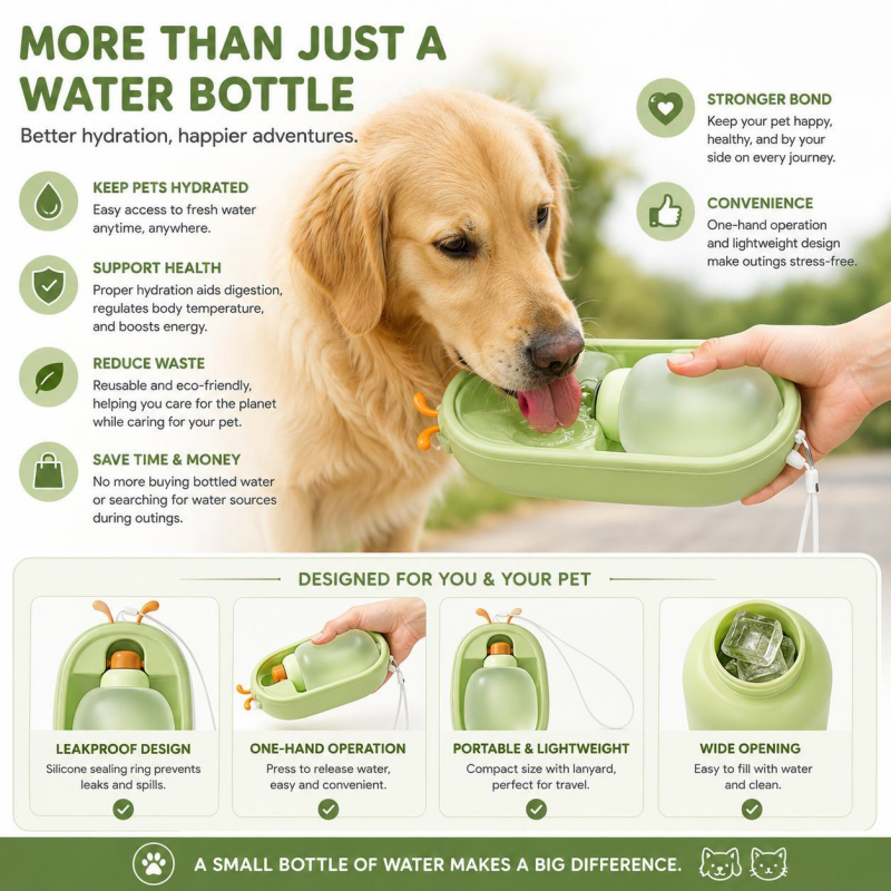 Portable Pet Water Bottle – view 8