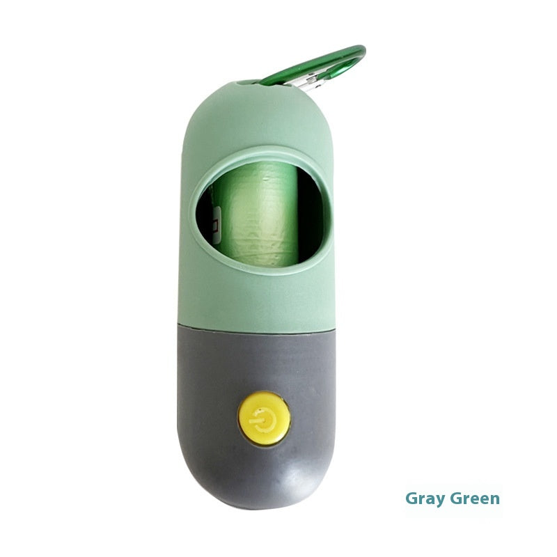 LED Light Pet Waste Bag Dispenser for Dogs and Cats