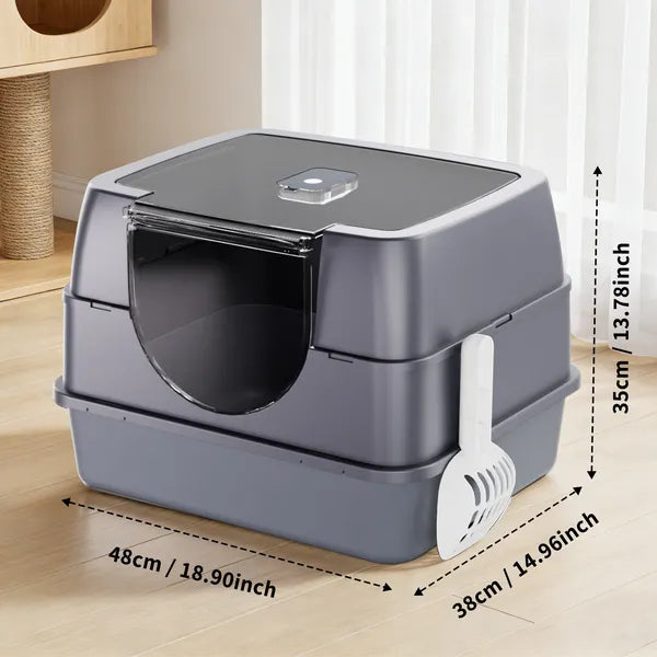 Enclosed Cat Litter Box for Odor Control and Comfort – view 8
