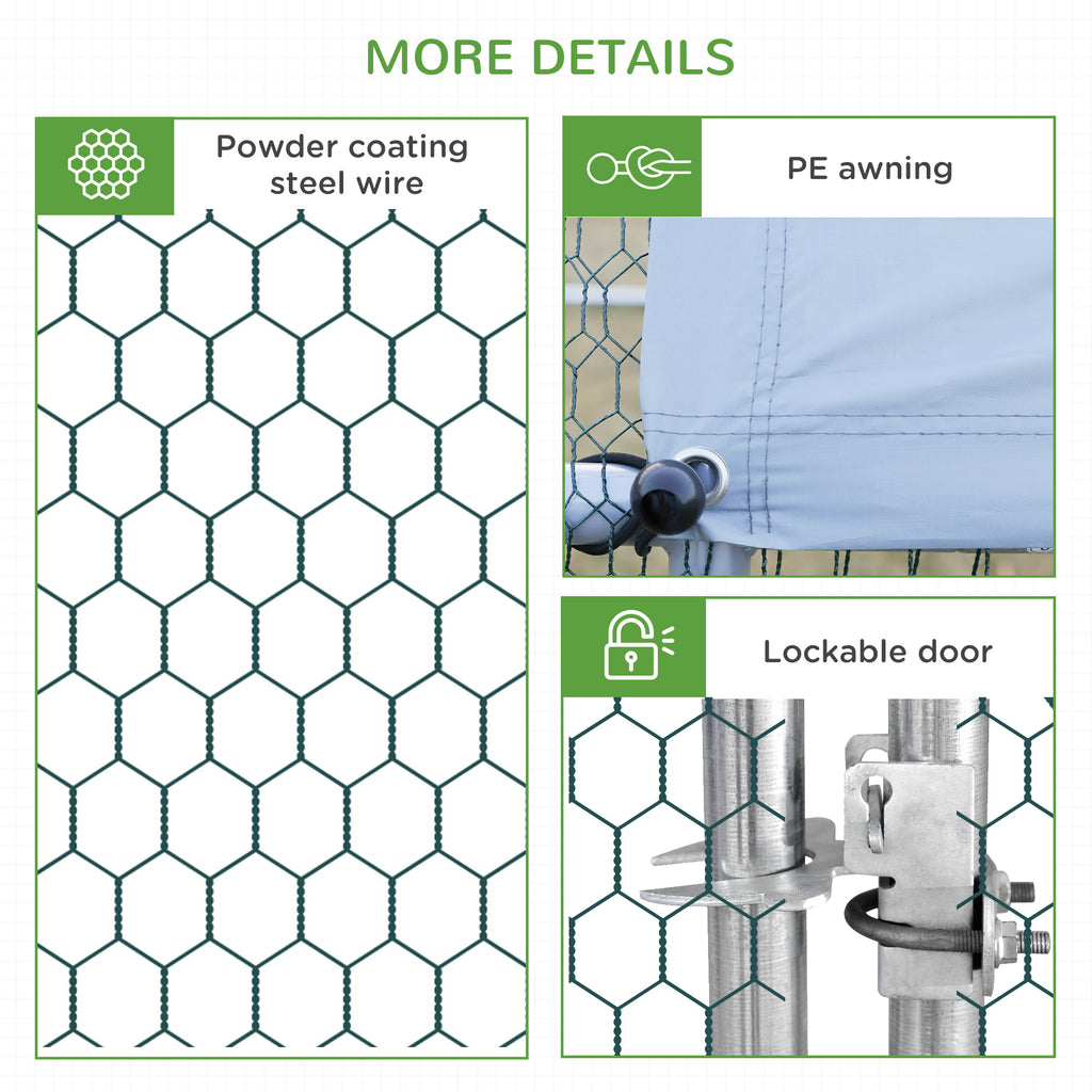 Chicken Coop Cage for Outdoor Poultry with Lockable Door – view 8
