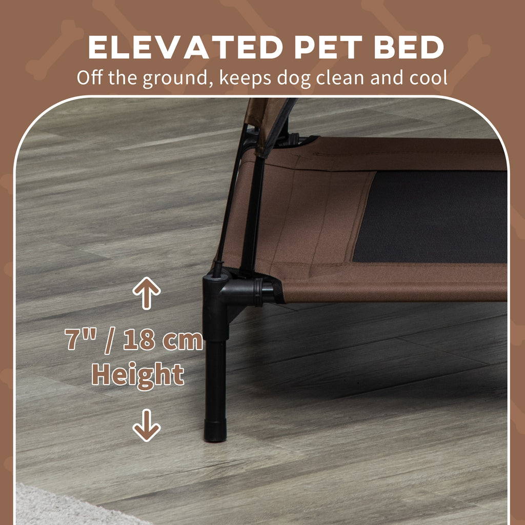 Elevated Portable Dog Cot Bed with Canopy Shade – view 9