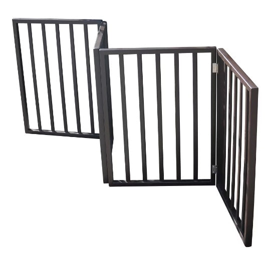 Portable Wooden Pet Gate Fence – view 9
