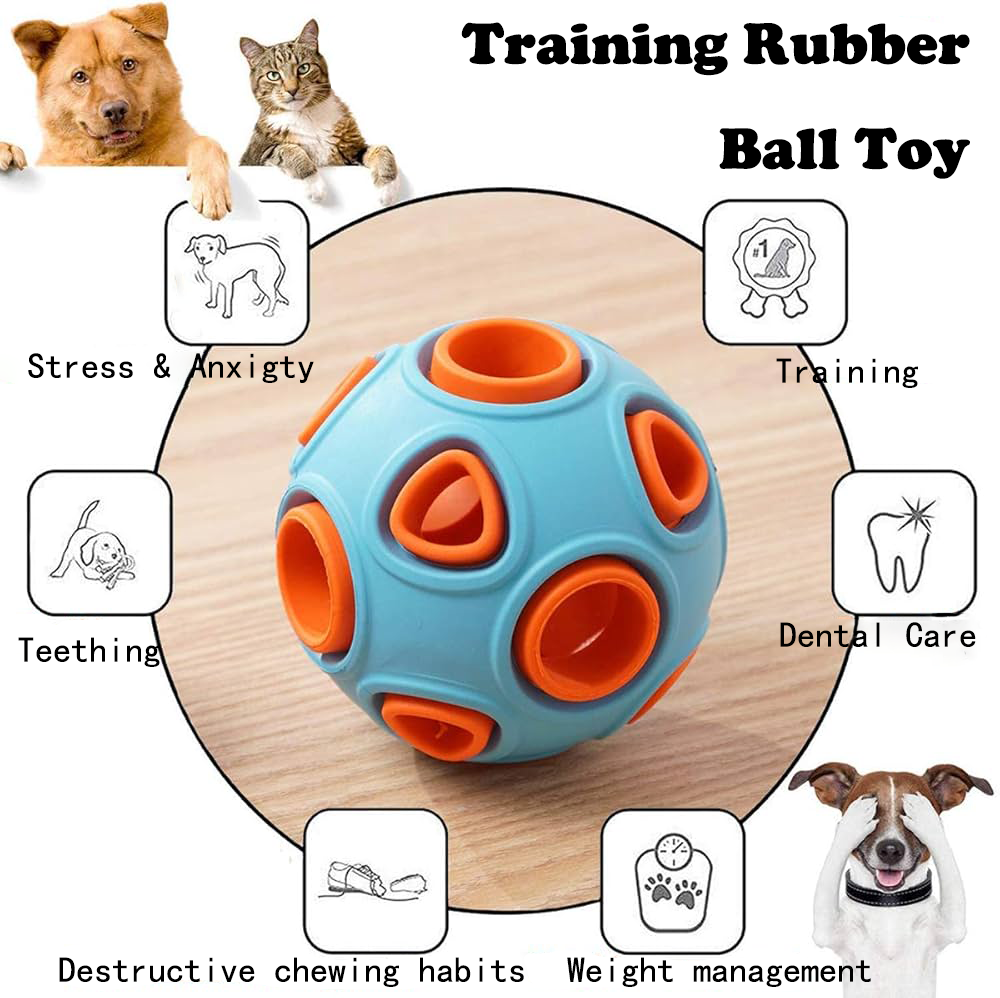 Rubber Bell Ball Dog Toys, 2-Pack – view 8