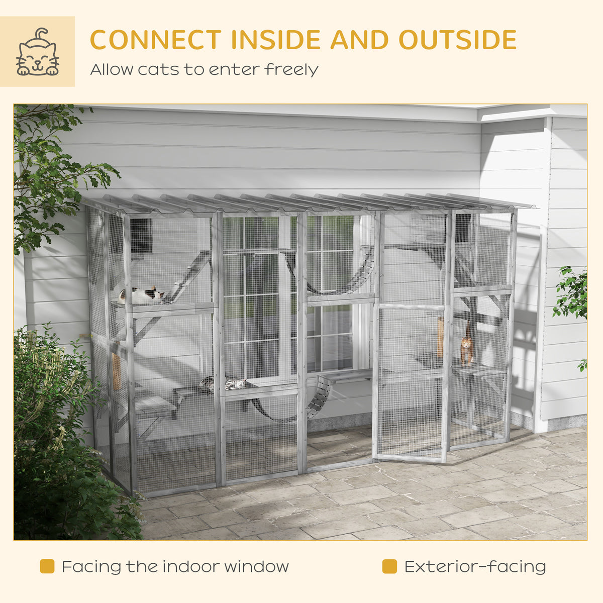 Catio Playground Cat Window Box Enclosure for Urban Cats – view 7