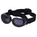 Fashion Small Dog Sunglasses UV Protection Goggles Adjustable Waterproof Glasses – Black