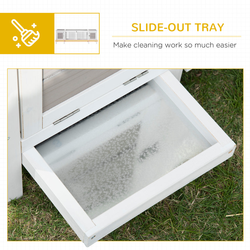 Rabbit Hutch with Pull-Out Tray for Indoor Use – view 9