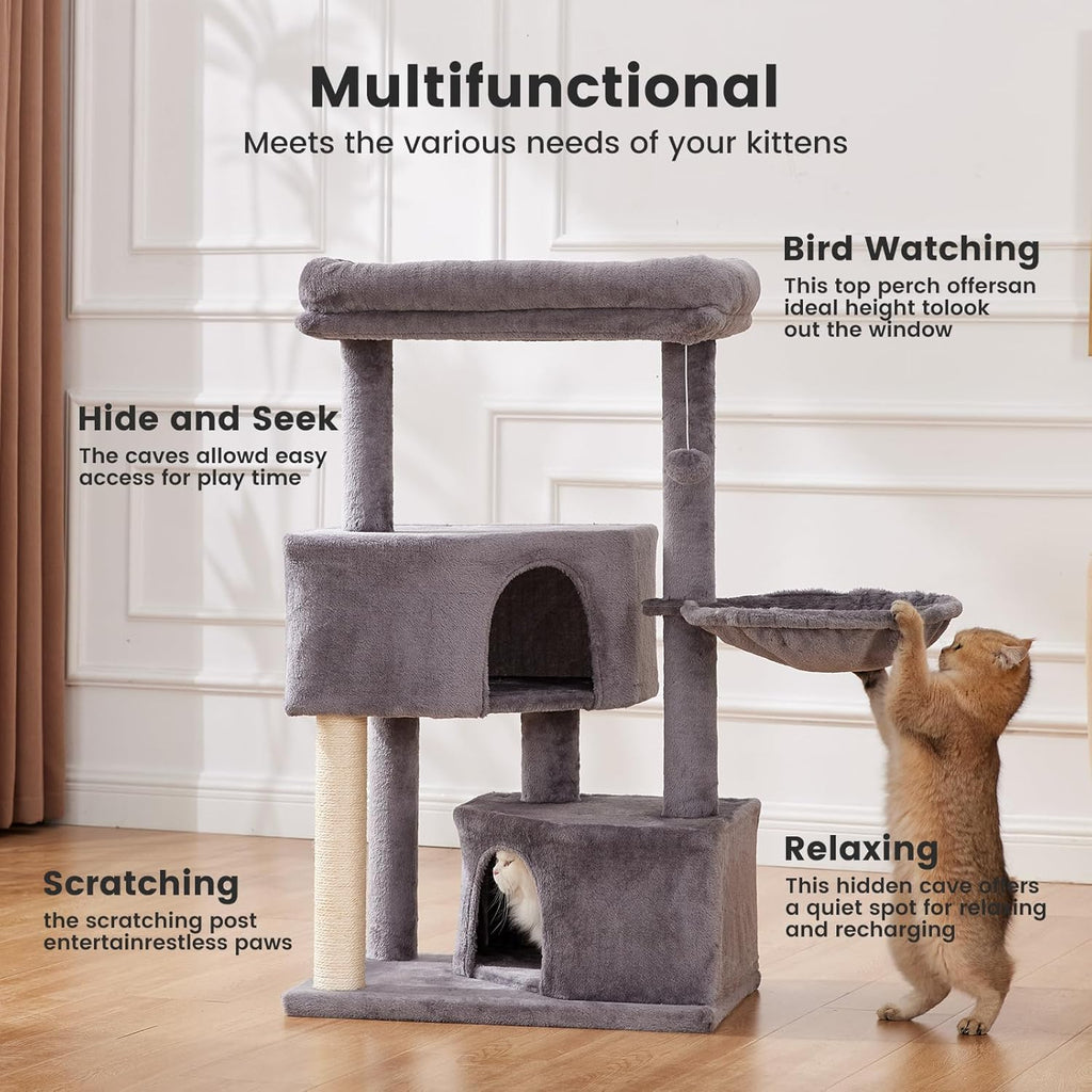 Large Cat Tree with Washable Perch for Medium to Large Cats – view 10