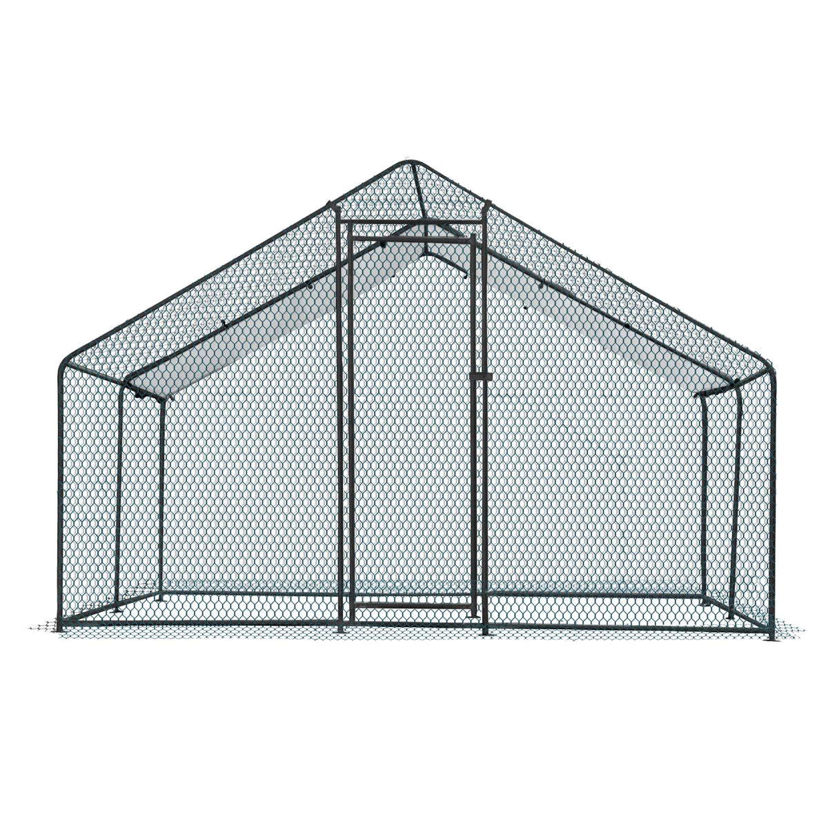 Large Metal Chicken Coop with Waterproof Cover – view 7