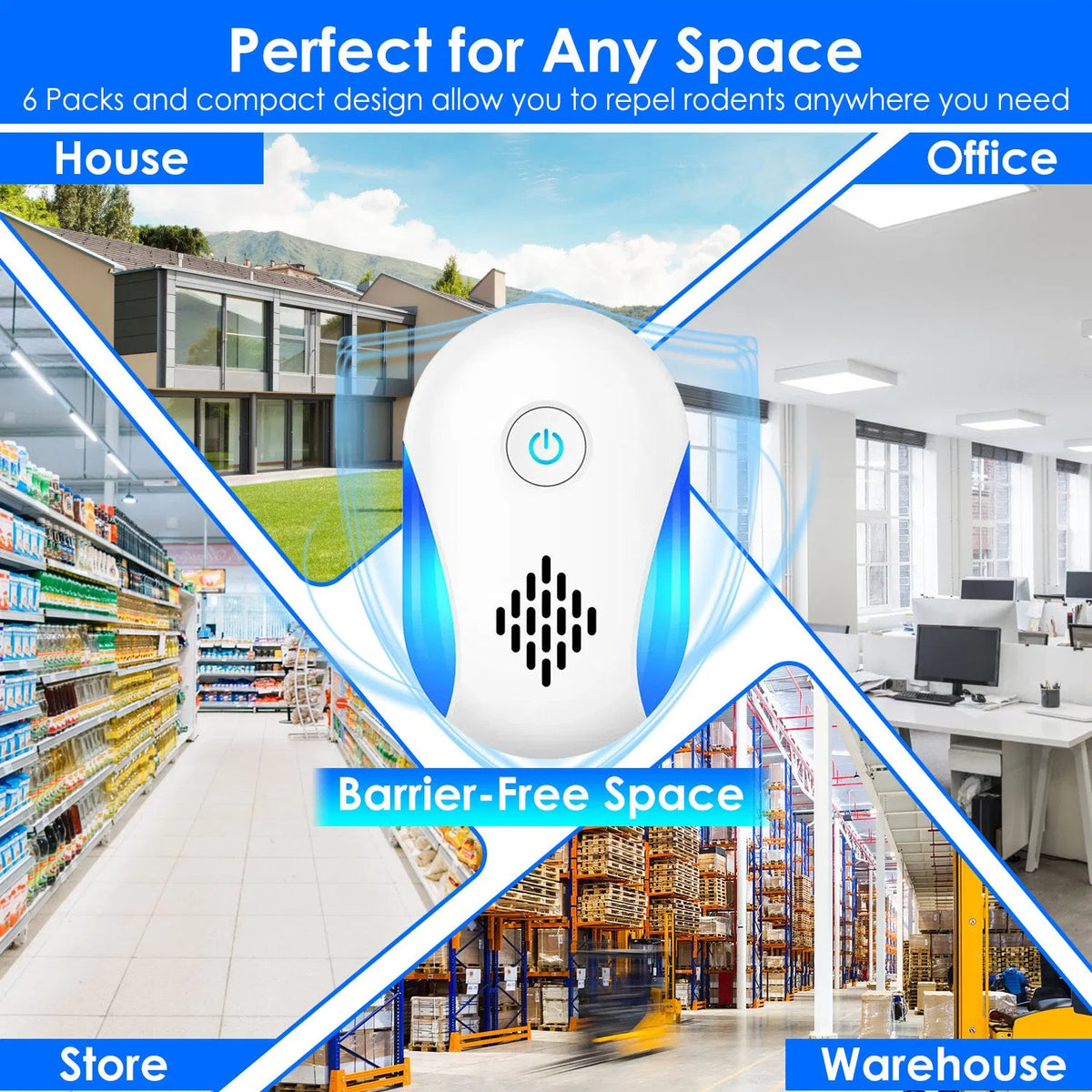 Ultrasonic Pest Repeller - Safe, Chemical-Free Pest Control – view 10