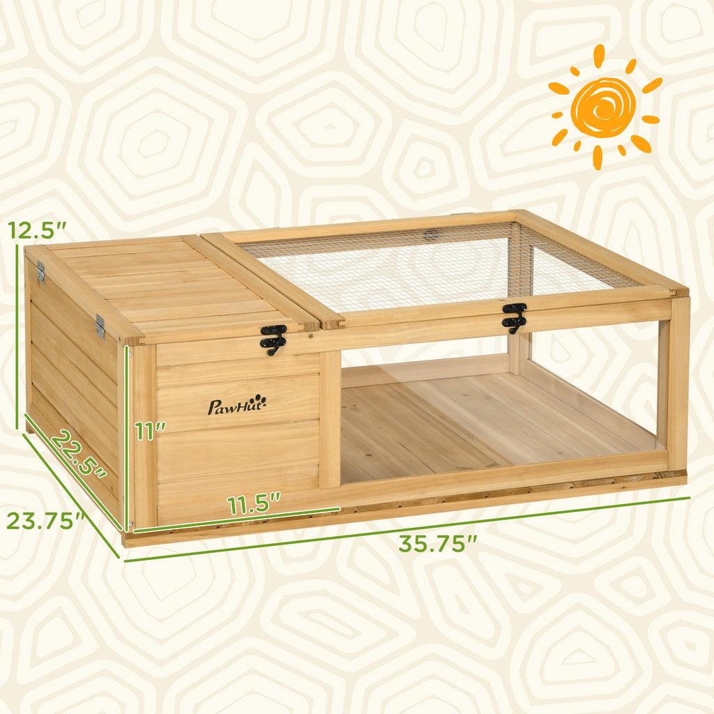 Wooden Reptile Cage with Top Access for Small Animals – view 7