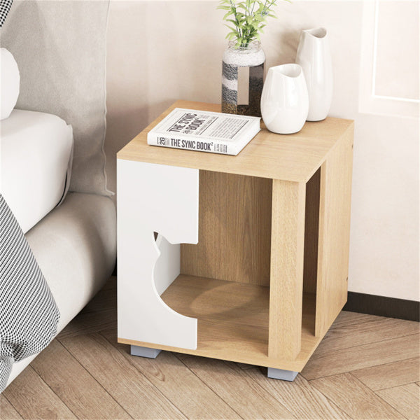 Multipurpose Wooden Cat House Nightstand – view 8
