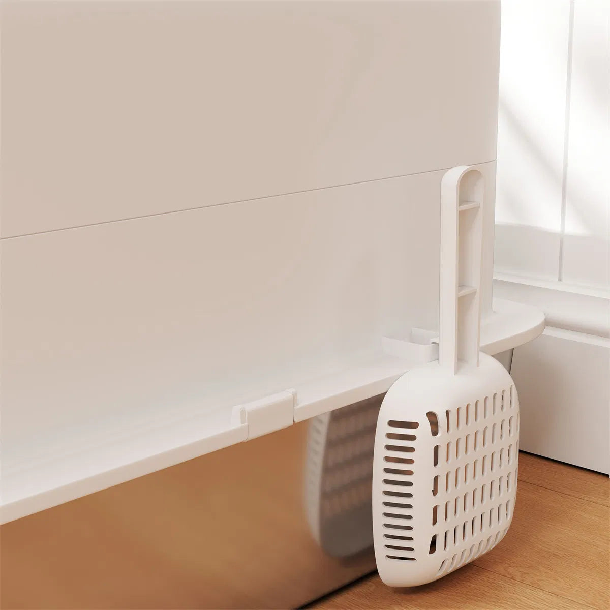 Cat Litter Box with Enclosed Design for Odor Control – view 7