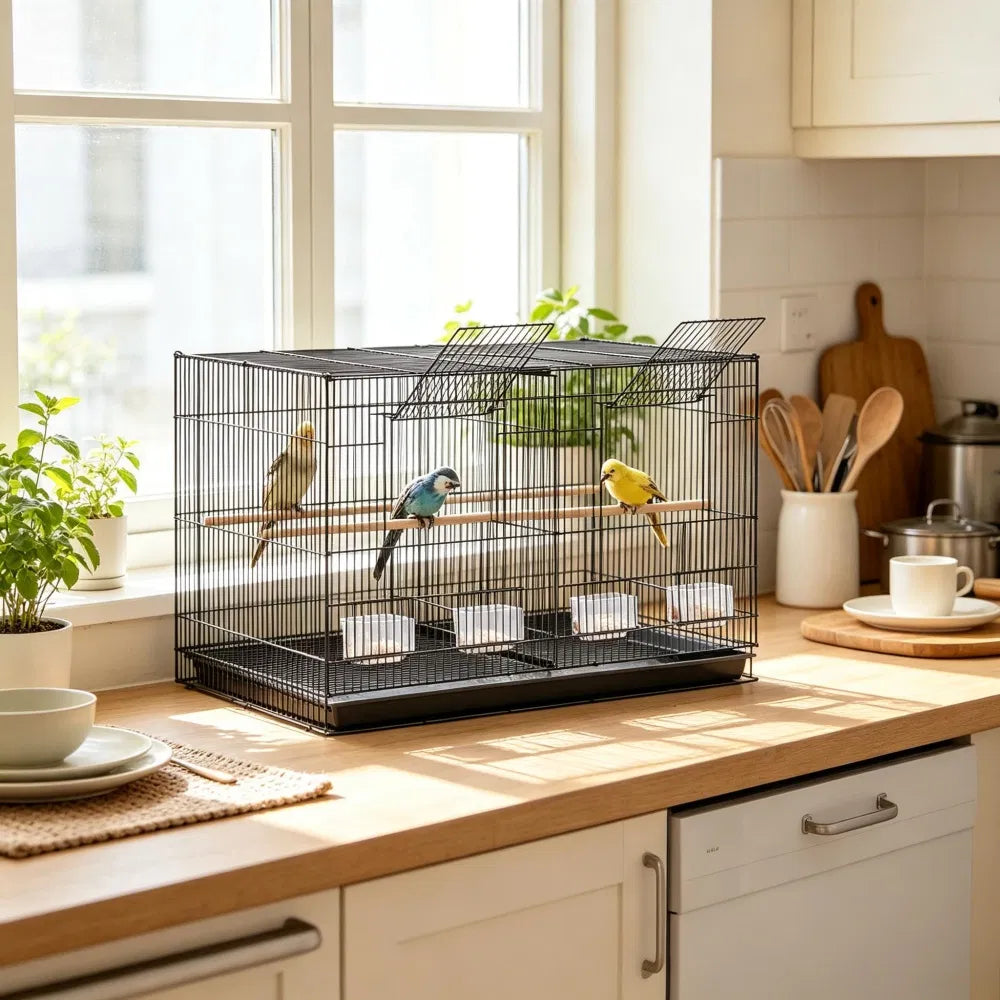 Bird Cage with Easy to Clean Design – view 8