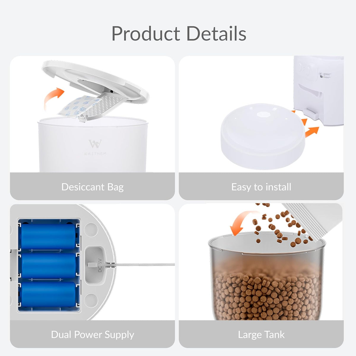 Wi-Fi Automatic Cat Feeder with App Control – view 11