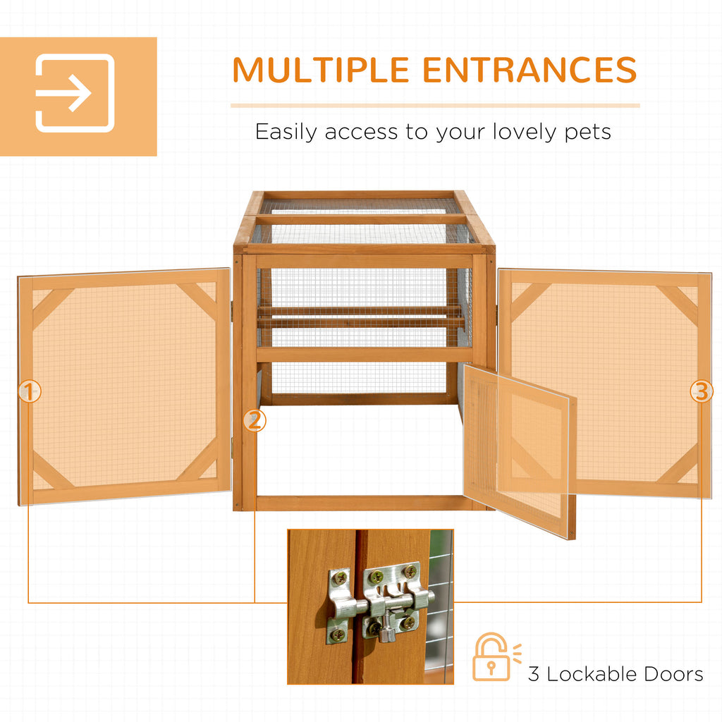 Wooden Chicken Coop Expansion with Combinable Design – view 8