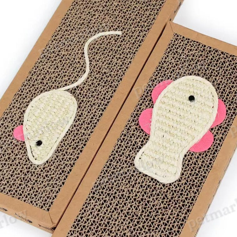 Fish-Shaped Cat Scratching Mat with Toys – Eco-Friendly and Stable – view 5
