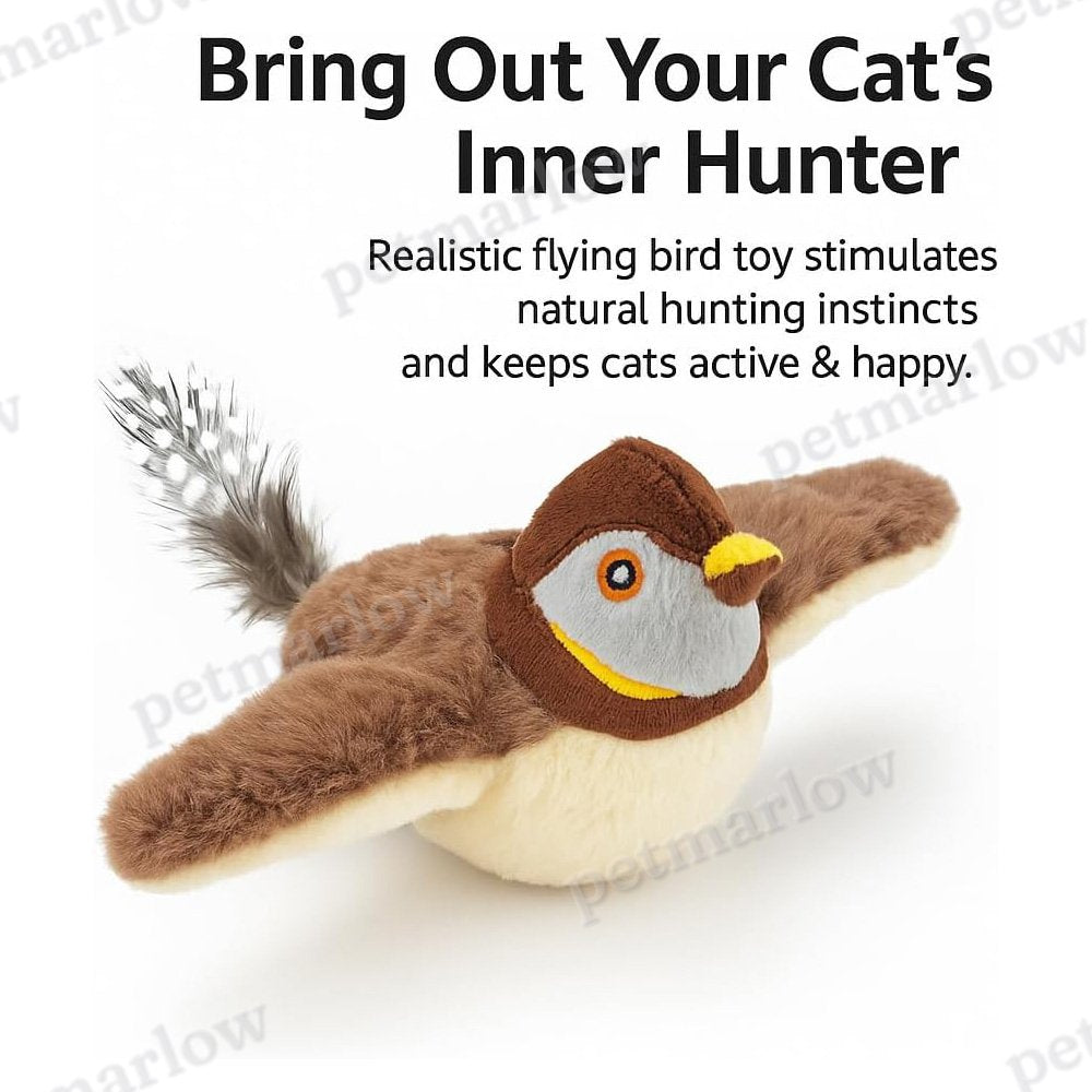 Flapping Bird Cat Toy for Indoor Exercise – view 2