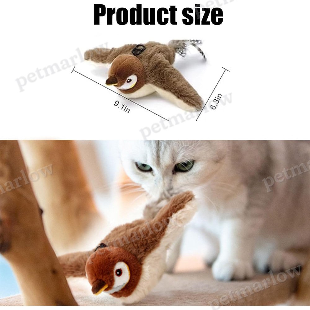 Flapping Bird Cat Toy for Indoor Exercise – view 4