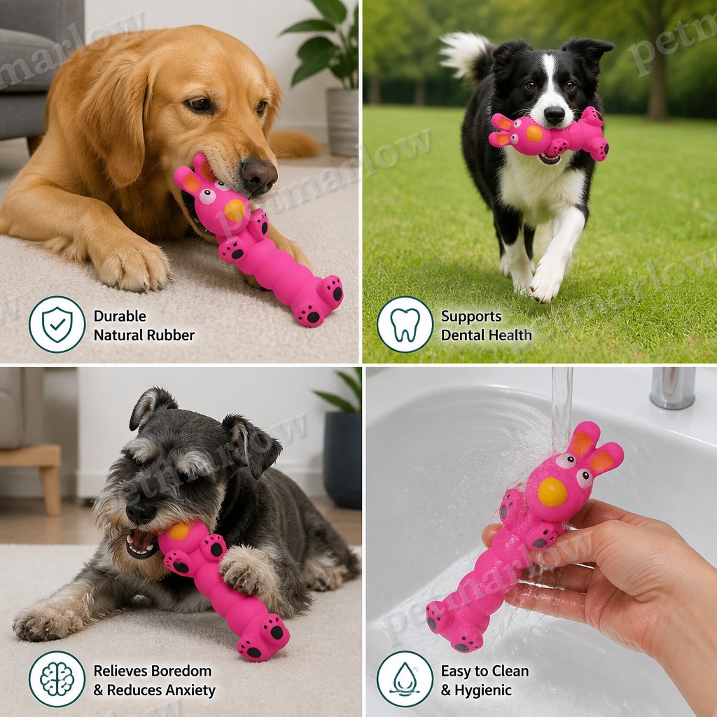 Flexible Animal-Shaped Dog Chew Toy – view 6