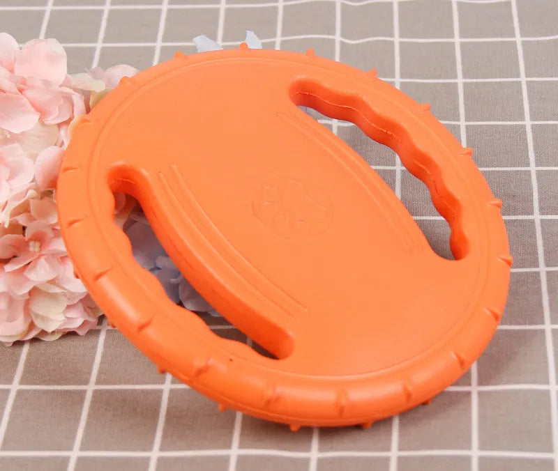 Floating Teething Toy for Dogs with Textured Surface – Orange